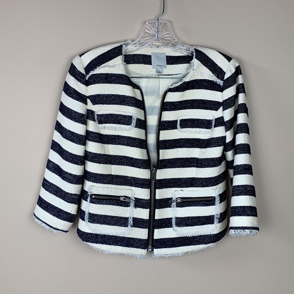 Nordstrom Halogen Crop Moto Jacket - Size 2